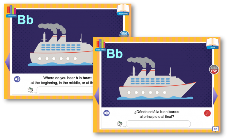 Interactive phonics books